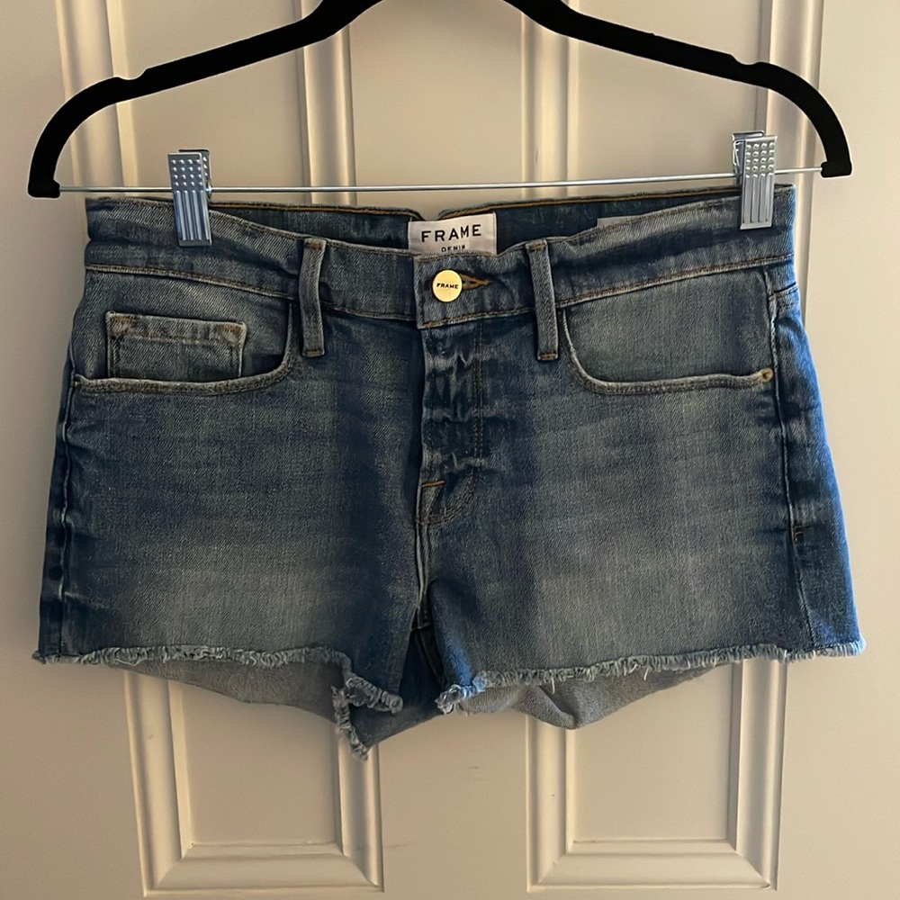 Frame denim shorts